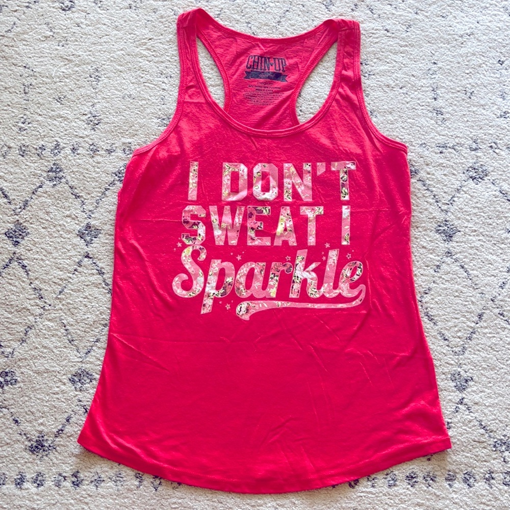 I Don’t Sweat I Sparkle Tank Top